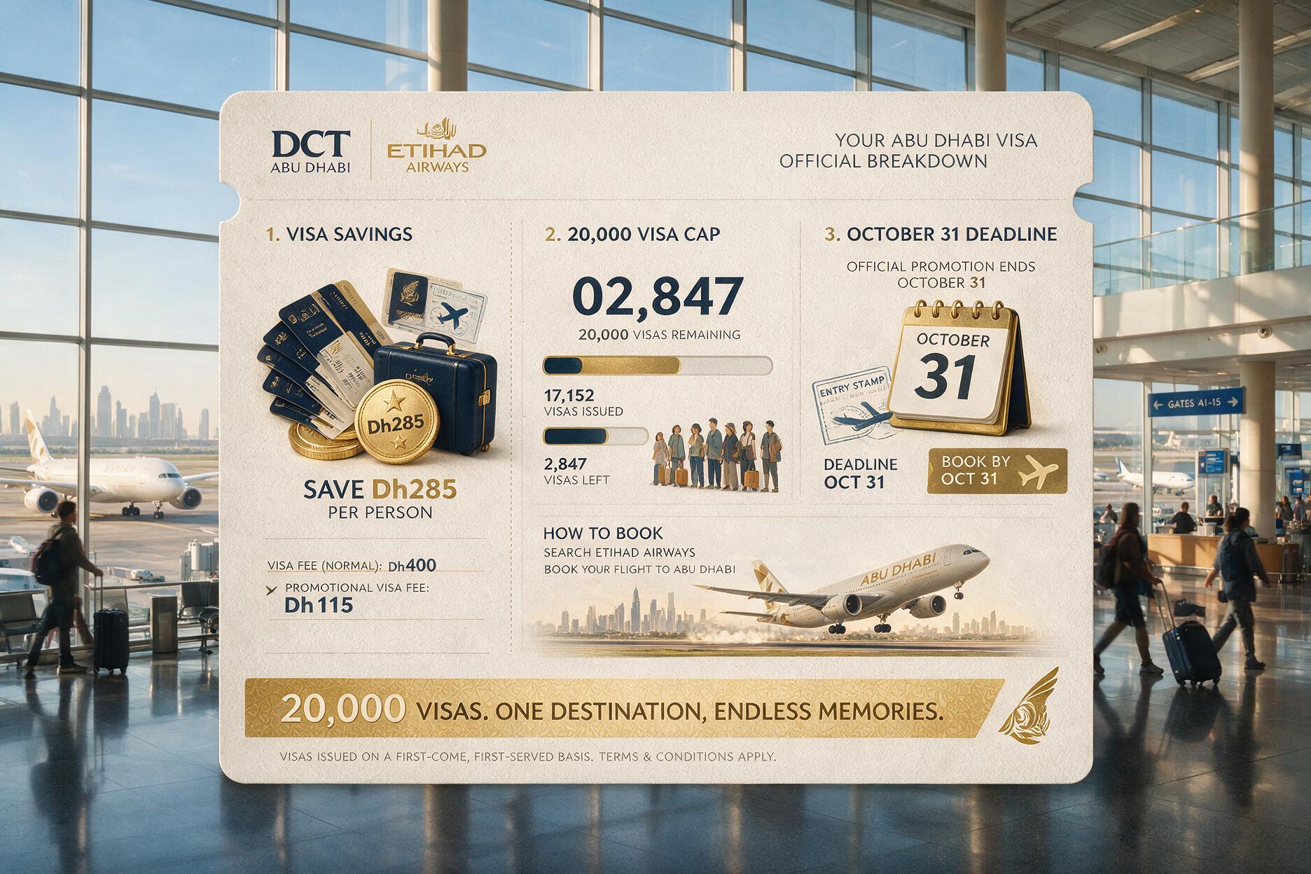 Abu Dhabi free visa for Indian tourists 2026 offer infographic