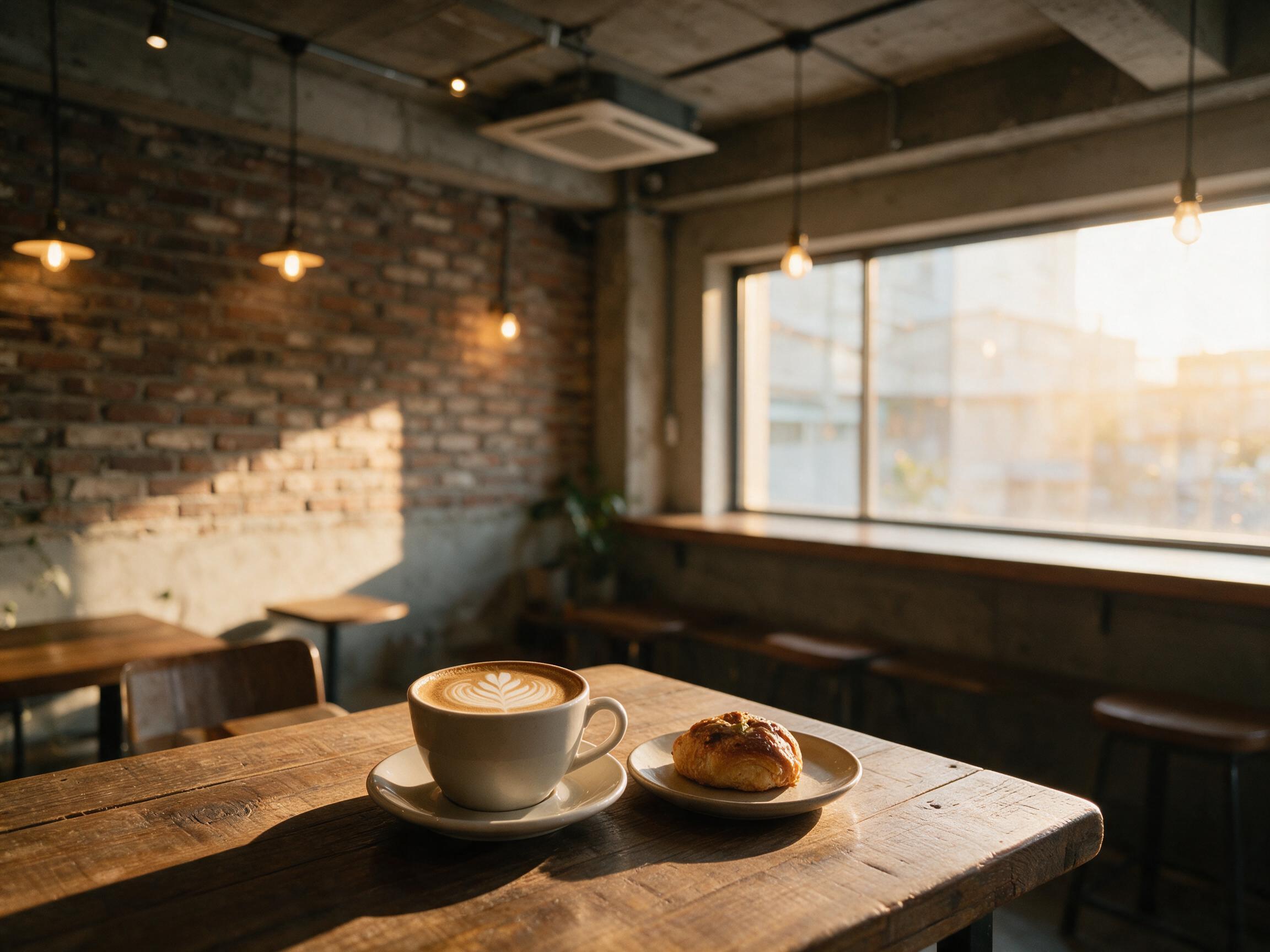 Indie café interior in Seongsu-dong, Seoul's converted design and coffee district