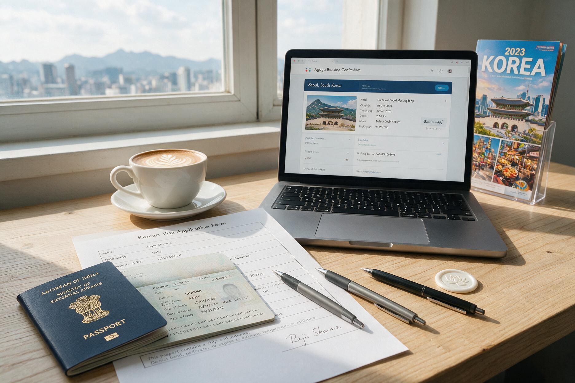 South Korea group tourist visa application for Indian travelers 2026